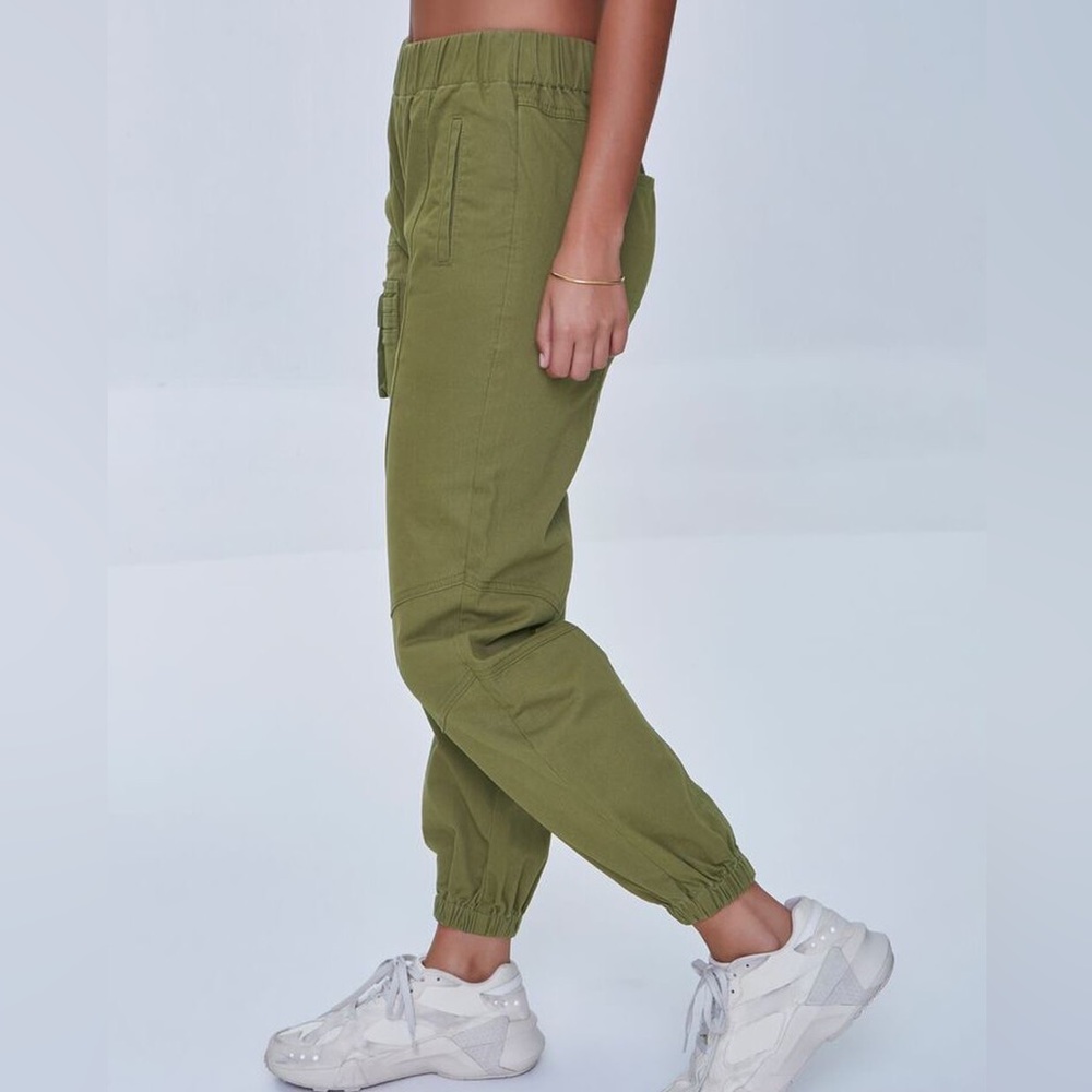Twill Cargo Joggers from FOREVER 21